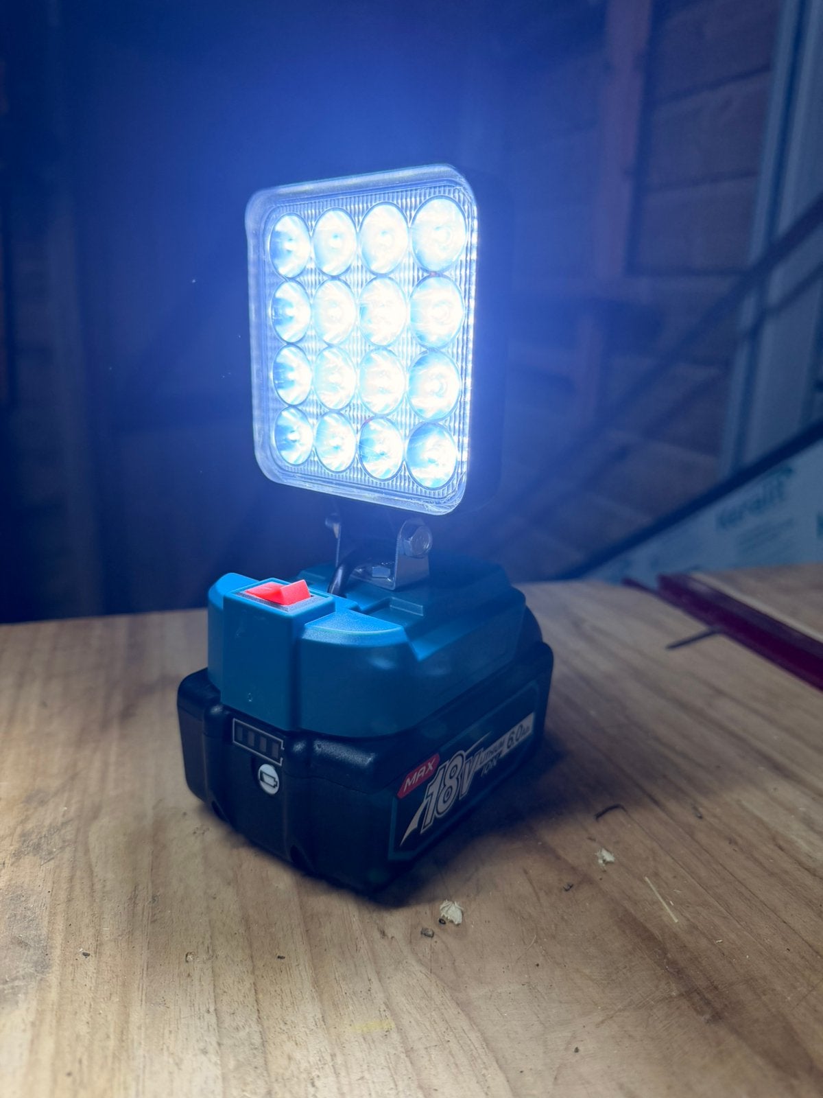 Felle 54W LED-Werklamp voor Makita 18V LXT (16 LED’s), Caravans en Kamperen, Lineax pro, NL, Nieuw, Lineaxpro@gmail.com