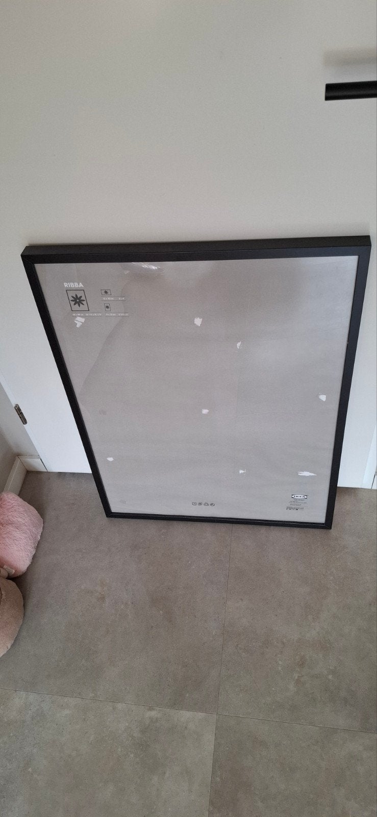 IKEA RIBBA Fotolijst Zwart 60x80 cm, Ophalen, Zo goed als nieuw, Zwart, Hout