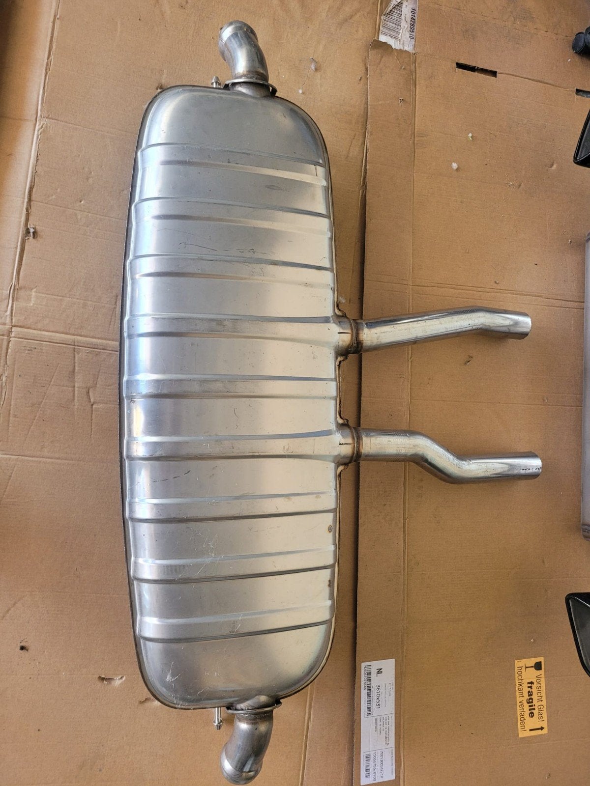 Einddemper Porsche Cayenne E2 958, Ophalen, Nieuw, Porsche