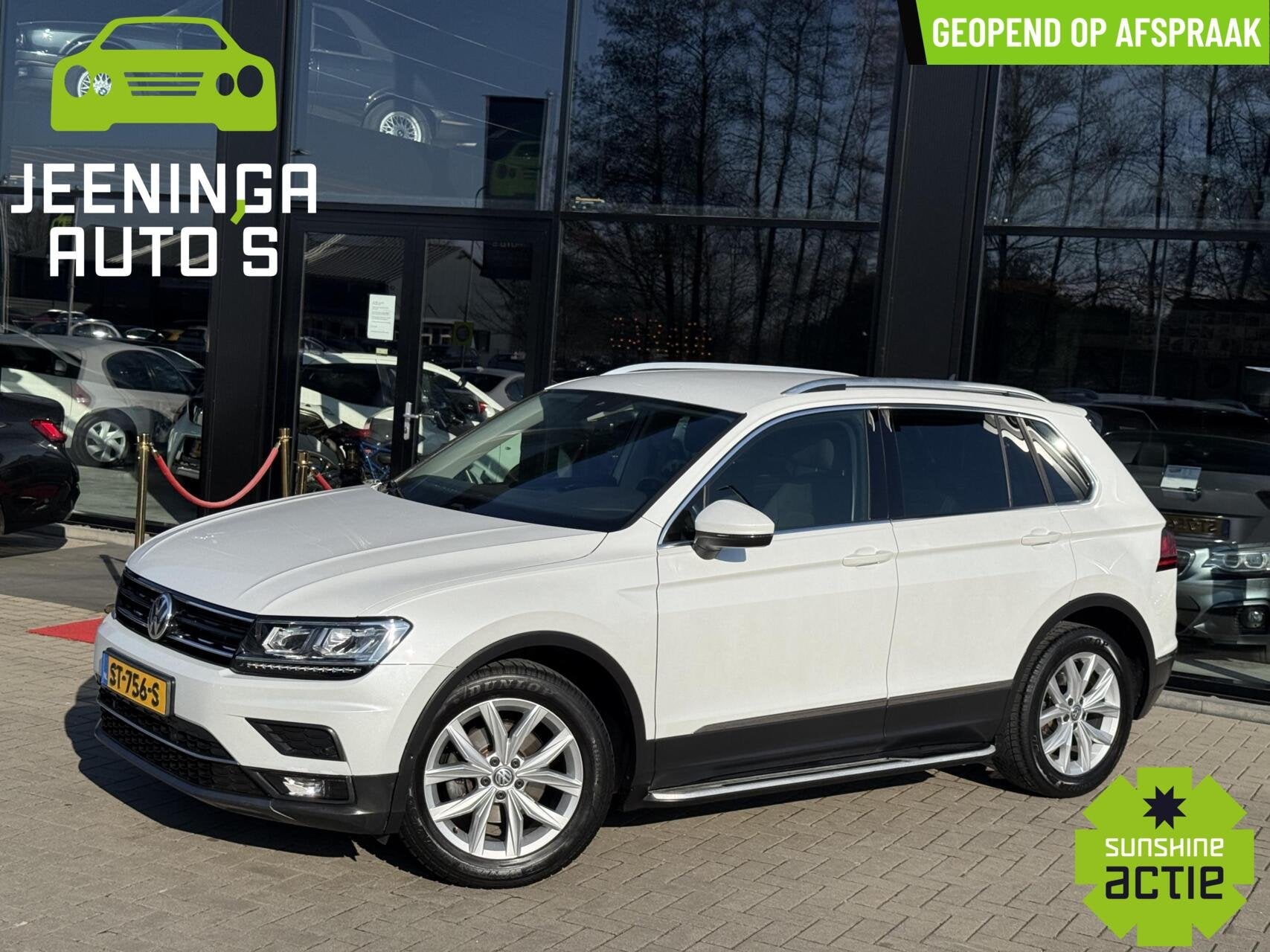 Volkswagen Tiguan 1.4 TSI ACT Highline|ACC|Navi|AfneembareTr, 4 cilinders, 150 pk, Wit, Origineel Nederlands