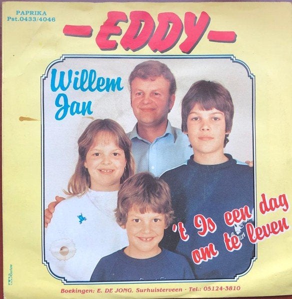 Vinylsingle eddy gezocht, Cd's en Dvd's, Ophalen of Verzenden, Zo goed als nieuw, Overige formaten, Levenslied of Smartlap