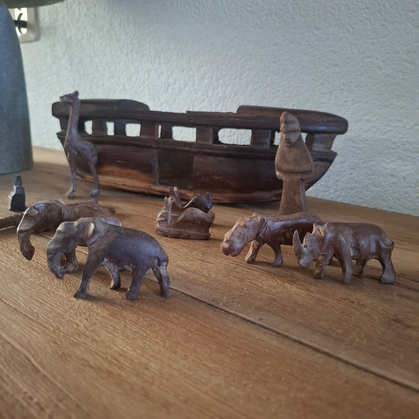 houten handgesneden ARK van NOAH, Antiek en Kunst, Ophalen of Verzenden
