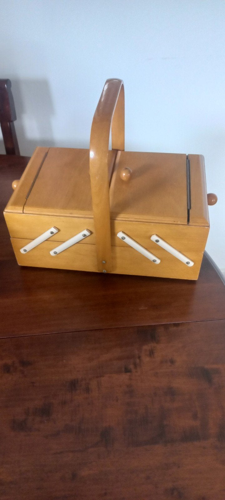 Vintage Naaikistje, Antiek en Kunst, Curiosa en Brocante, Ophalen of Verzenden