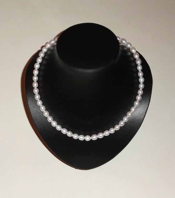 Ketting Parels zilveren slotje, Verzenden, Nieuw, Overige kleuren, Zilver