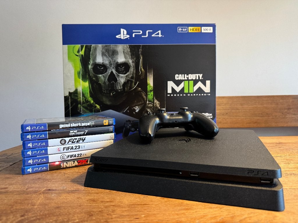 PlayStation 4 / PS4 console incl. originele verpakking, Spelcomputers en Games, Ophalen, Zo goed als nieuw, Met 1 controller, Slim