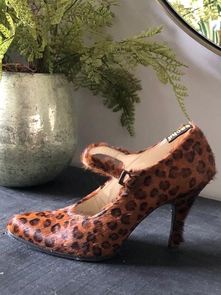 Sacha pumps hakken leopard 36, Kleding | Dames, Schoenen, Ophalen of Verzenden, Zo goed als nieuw, Zwart