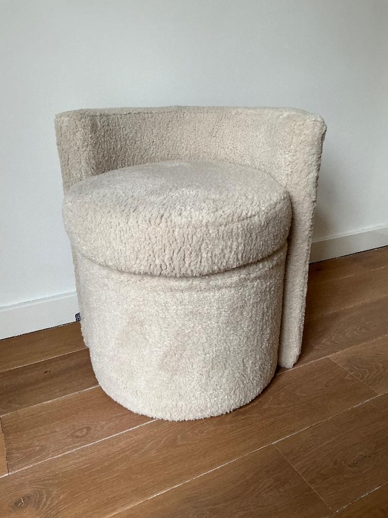 Eichholtz Teddy Chair, Ophalen, 75 tot 100 cm, Zo goed als nieuw, Stof