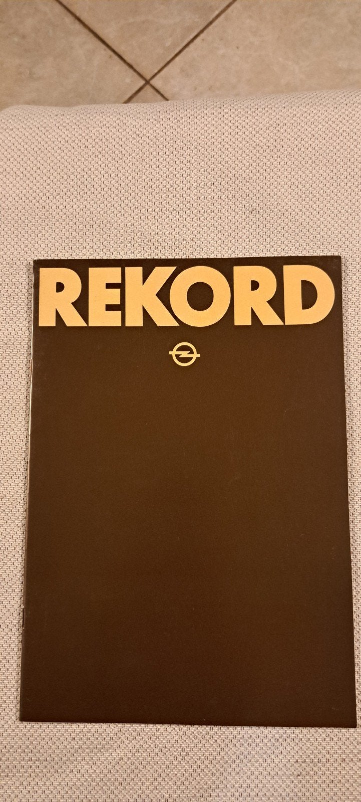 opel rekord brochure 1980, Ophalen of Verzenden, Zo goed als nieuw, Opel