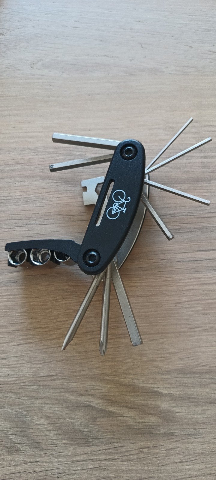 Multitool voor fiets, compact en veelzijdig, Ophalen of Verzenden, Gebruikt, Gereedschapsset