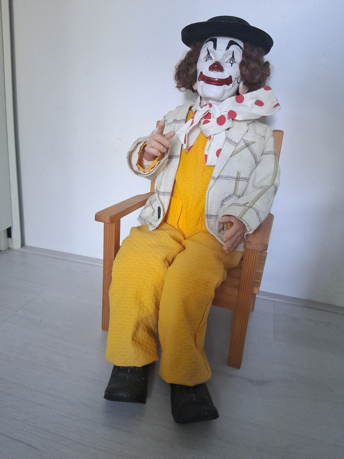 Unieke handgemaakte Pipo de Clown pop - met alle details, Ophalen