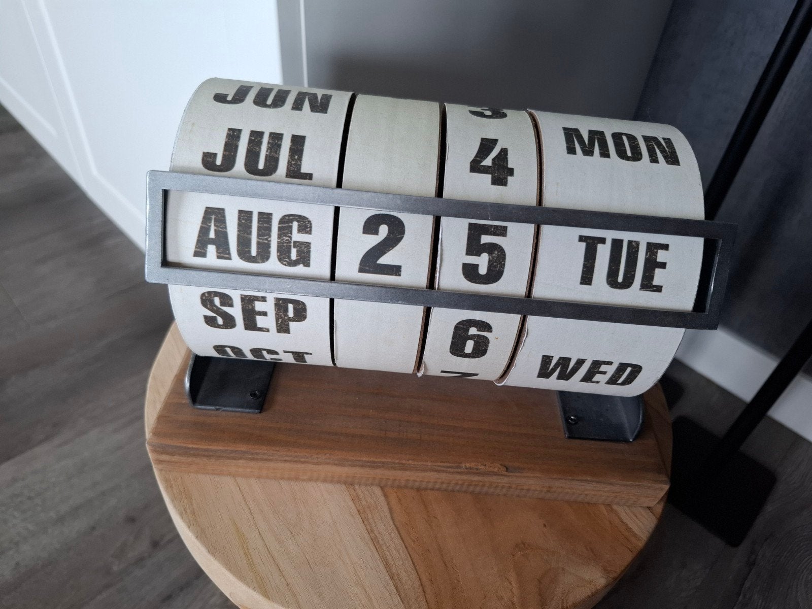datum blok, Ophalen
