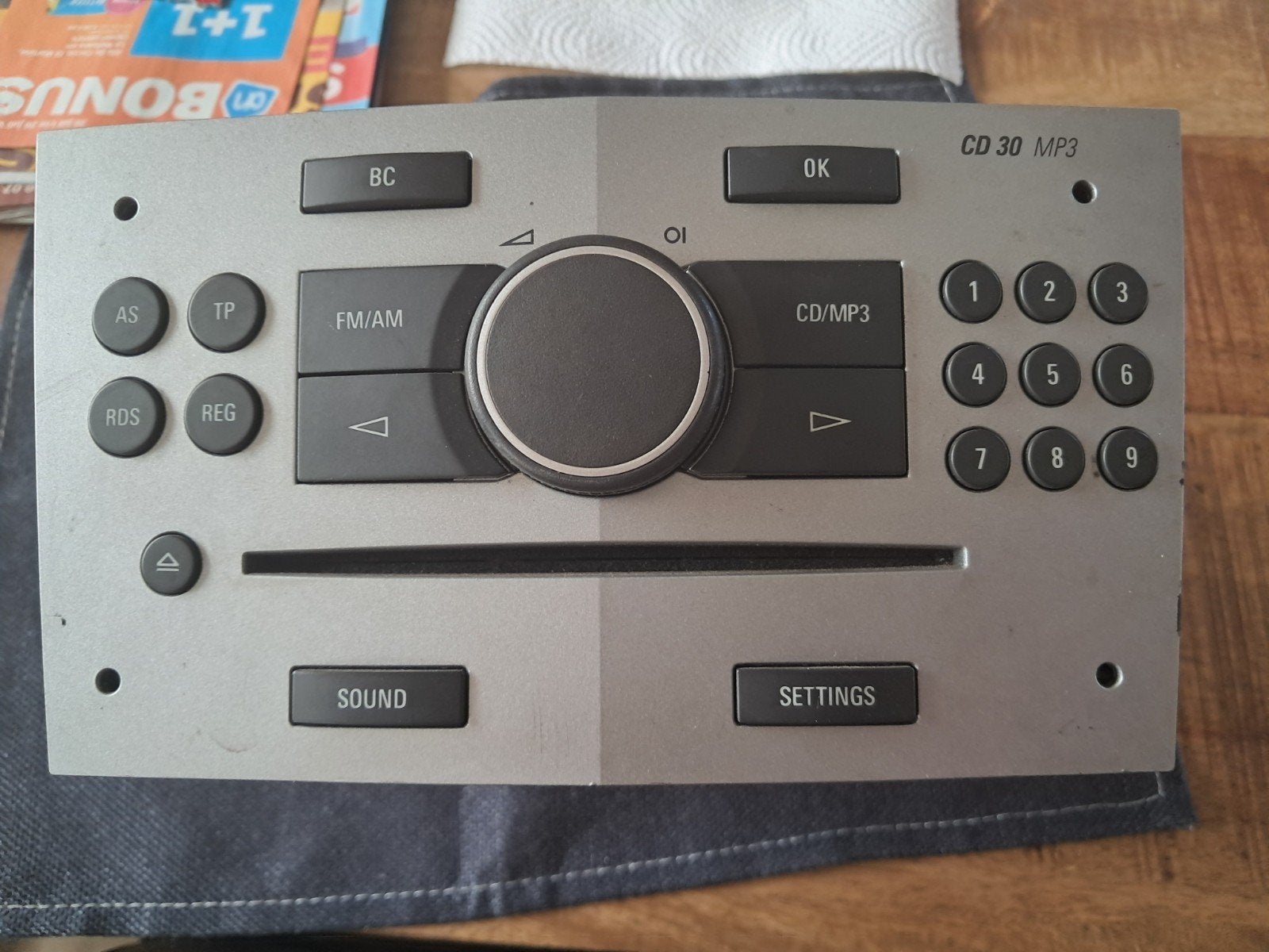 Opel Astra H CD30 MP3 Radio/CD-speler (2006), Ophalen of Verzenden, Gebruikt