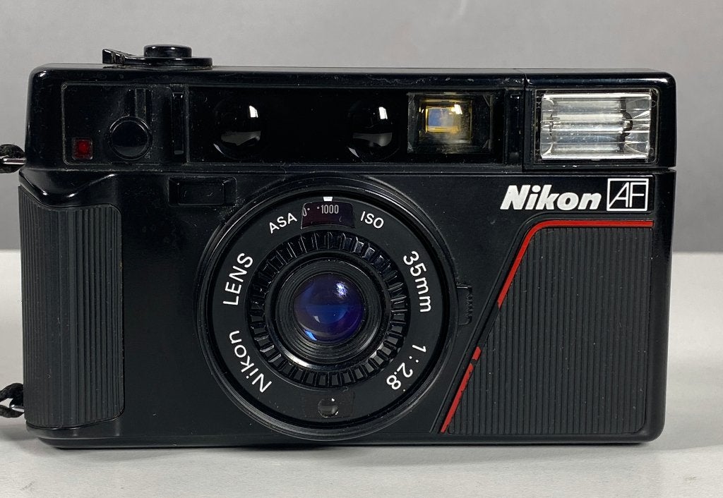 Nikon L35 AF, analoge compactcamera, Audio, Tv en Foto, Fotocamera's Analoog, Gebruikt, Compact, Nikon, Ophalen