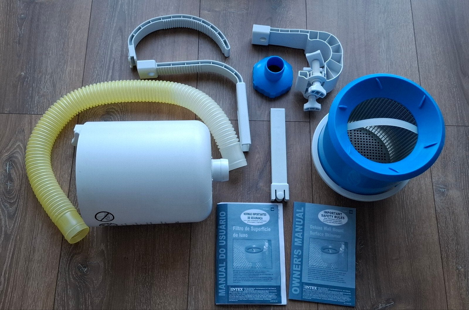 Intex Deluxe oppervlaktezeef, complete set, Ophalen of Verzenden, Gebruikt, Skimmer