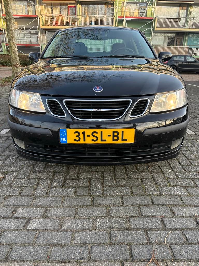 Saab 9-3 1.8 T Sport Sedan AUT 2006 Zwart, 1998 cc, 4 cilinders, Zwart, Origineel Nederlands