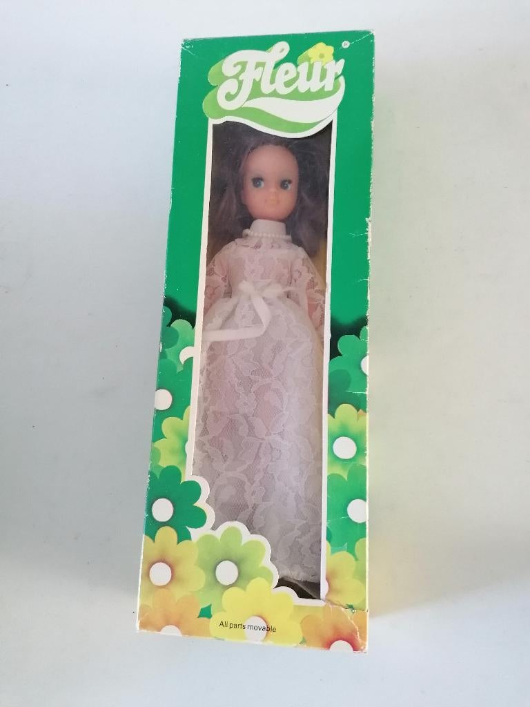 vintage FLEUR pop in doos, Verzamelen, Poppen, Ophalen of Verzenden, Pop