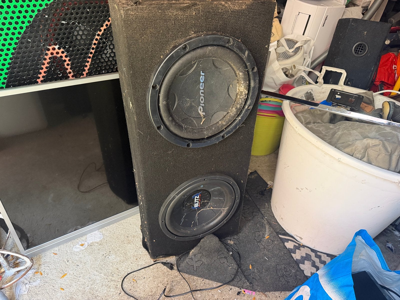 Pioneer Subwoofer - Krachtige bas voor uw auto, Ophalen of Verzenden, Gebruikt, Subwoofer, Pioneer