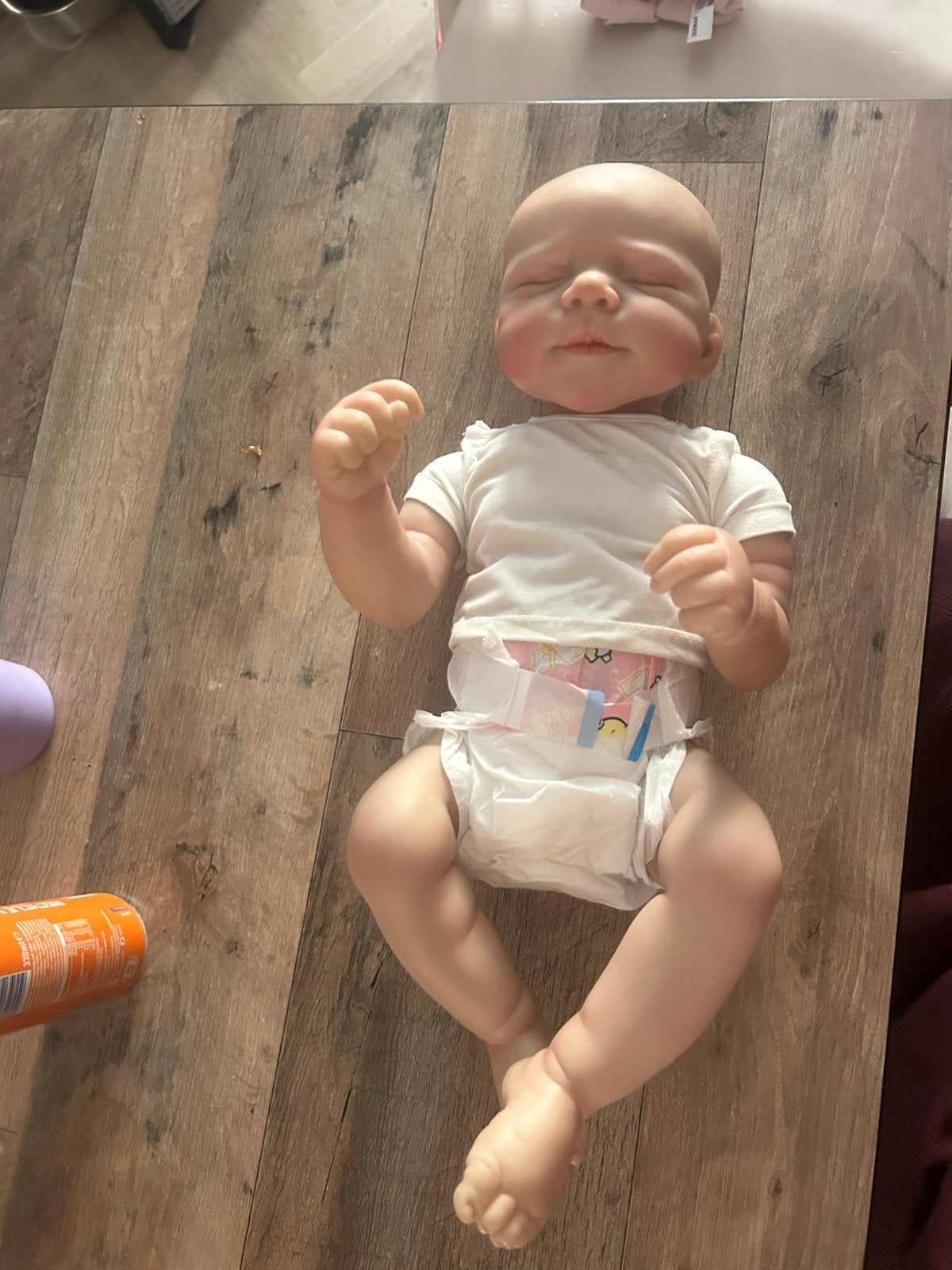 Mooie siliconen pop - lijkt net echt, Ophalen, Zo goed als nieuw, Babypop