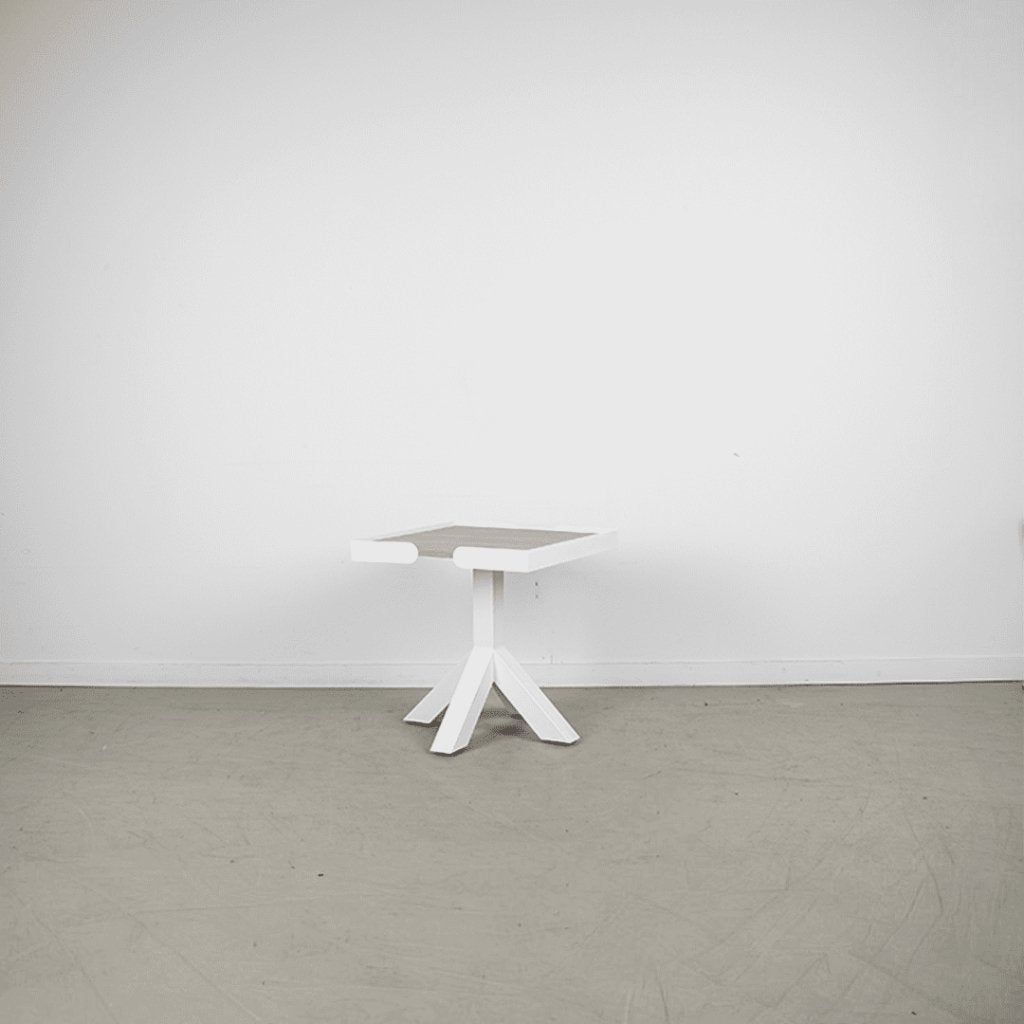 Gispen Dukdalf Tafel Grijs Kunststof - Wit, Niet ingevuld, Zo goed als nieuw, Niet ingevuld, Niet ingevuld