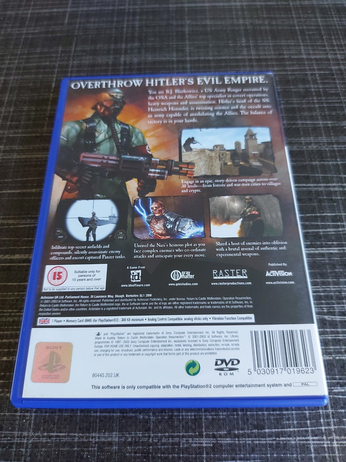 Return to Castle Wolfenstein: Operation Resurrection PS2, Spelcomputers en Games, Ophalen of Verzenden, Zo goed als nieuw