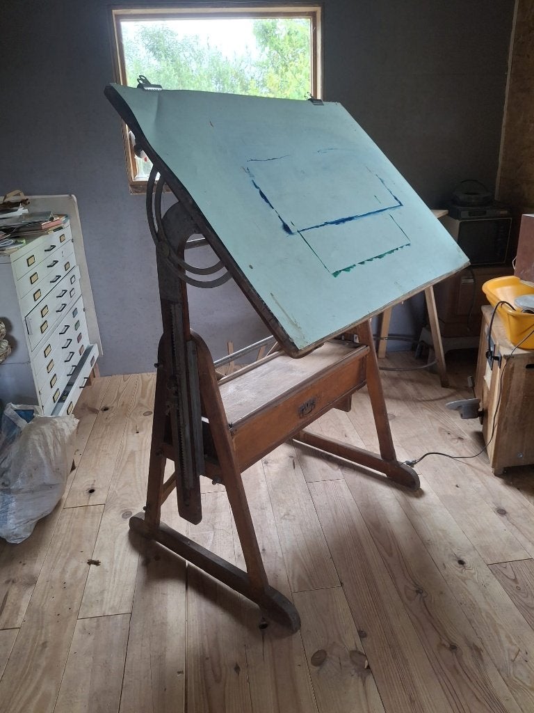 tekentafel, Ophalen, Gebruikt, 130 tot 150 cm
