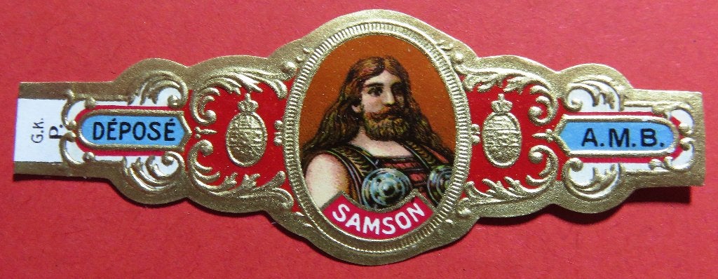 Sigarenbandje Samson, Verzenden, Gebruikt, Sigarenbandjes