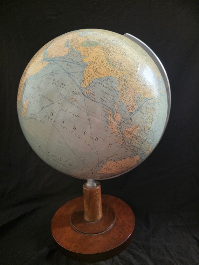 Wereldbol, Ophalen, Overige typen, 40 cm, Papier/karton