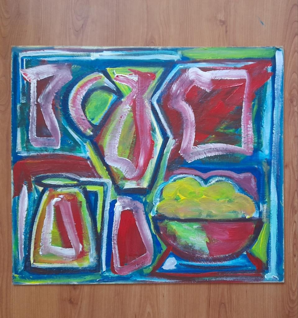 Stilleven schilderij, Ophalen of Verzenden