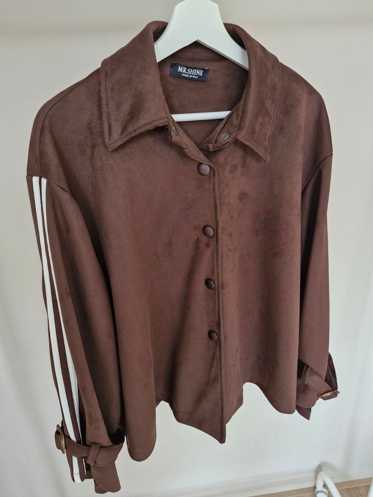 BRUIN SUÈDE LOOK JASJE, Kleding | Dames, Bruin, Verzenden, Maat 42/44 (L), Nieuw