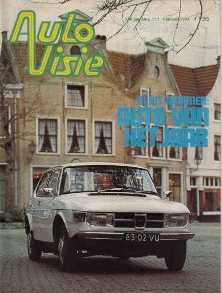 Autovisie 1 1974 : Saab 99 X7 - Ford - Renault Alpine A110, Ophalen of Verzenden, Gelezen, Algemeen