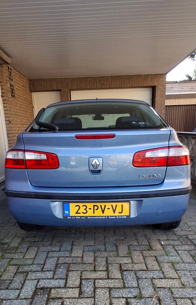 Renault Laguna 1.8 16V Dyna S2005 2005 Blauw, Auto's, Laguna, 4 cilinders, Origineel Nederlands, Particulier