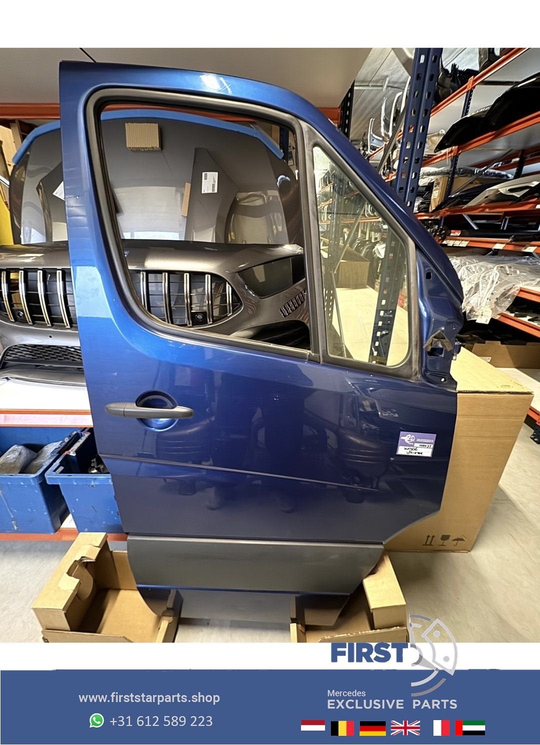 W906 SPRINTER DEUR RECHTS VOOR COMPLEET PORTIER RECHTSVOOR A, Gebruikt, -, Deur, Ophalen of Verzenden