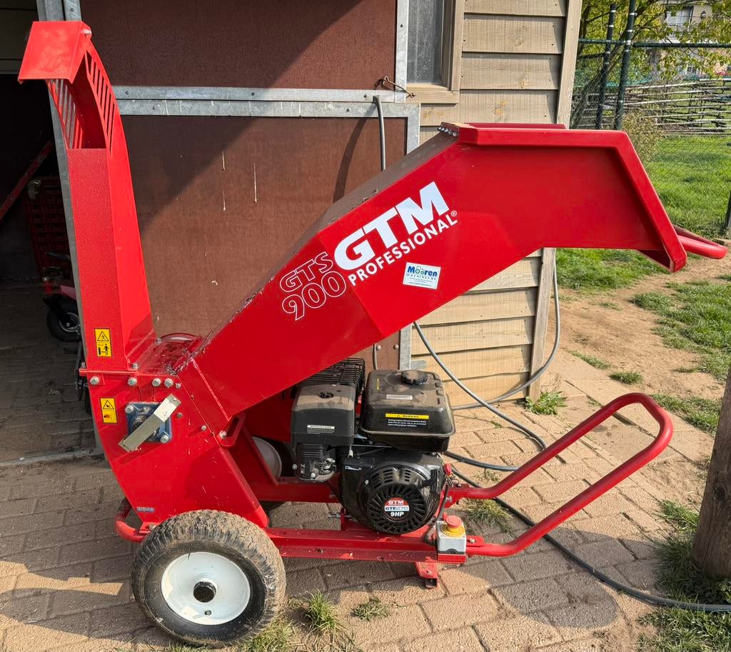 GTM porfessional GTS900, Tuin en Terras, Hakselaars, Ophalen, Zo goed als nieuw, Benzine