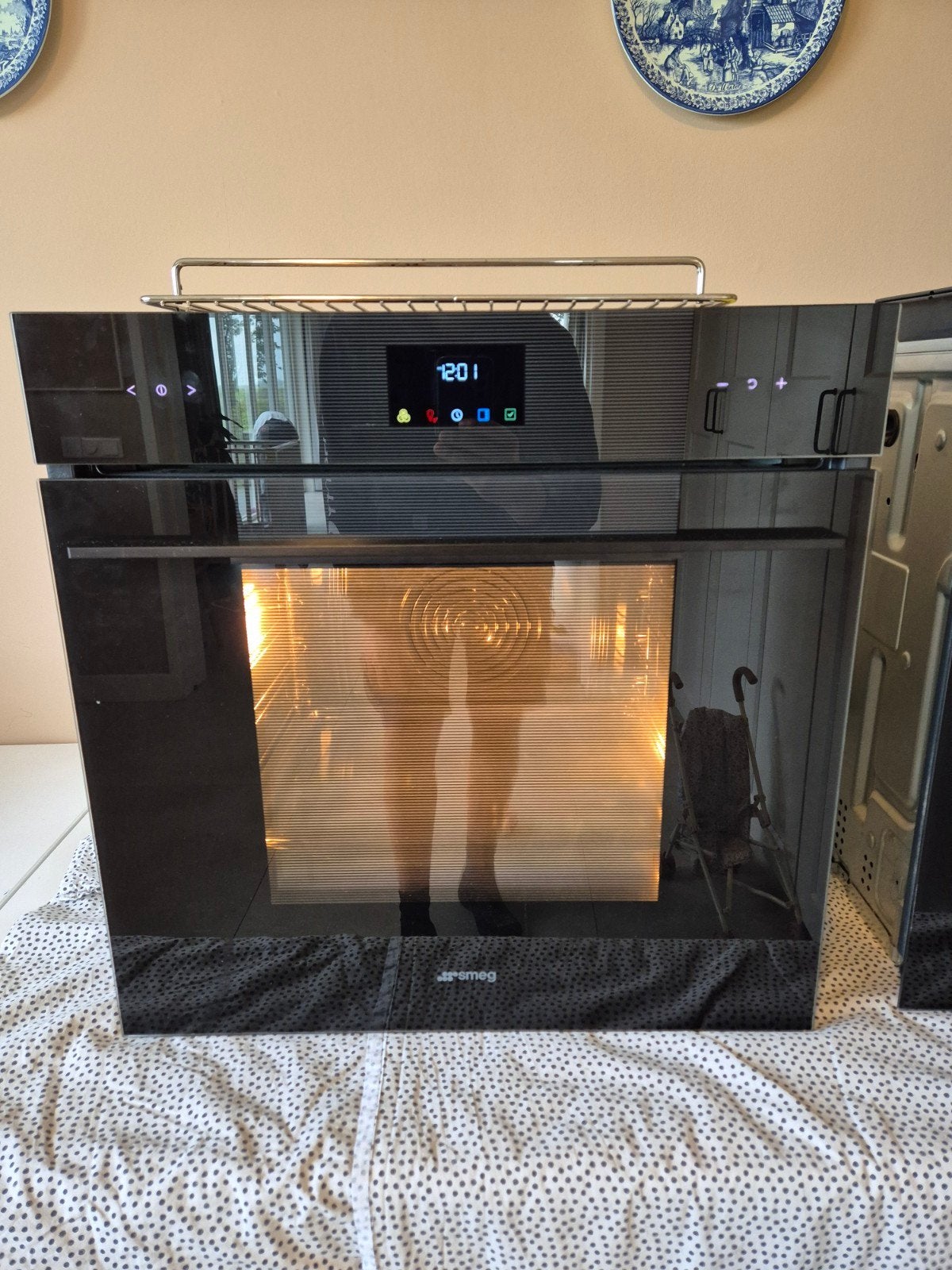 smeg inbouwoven sop6102tb3, Ophalen, Zo goed als nieuw, Inbouw, Smeg