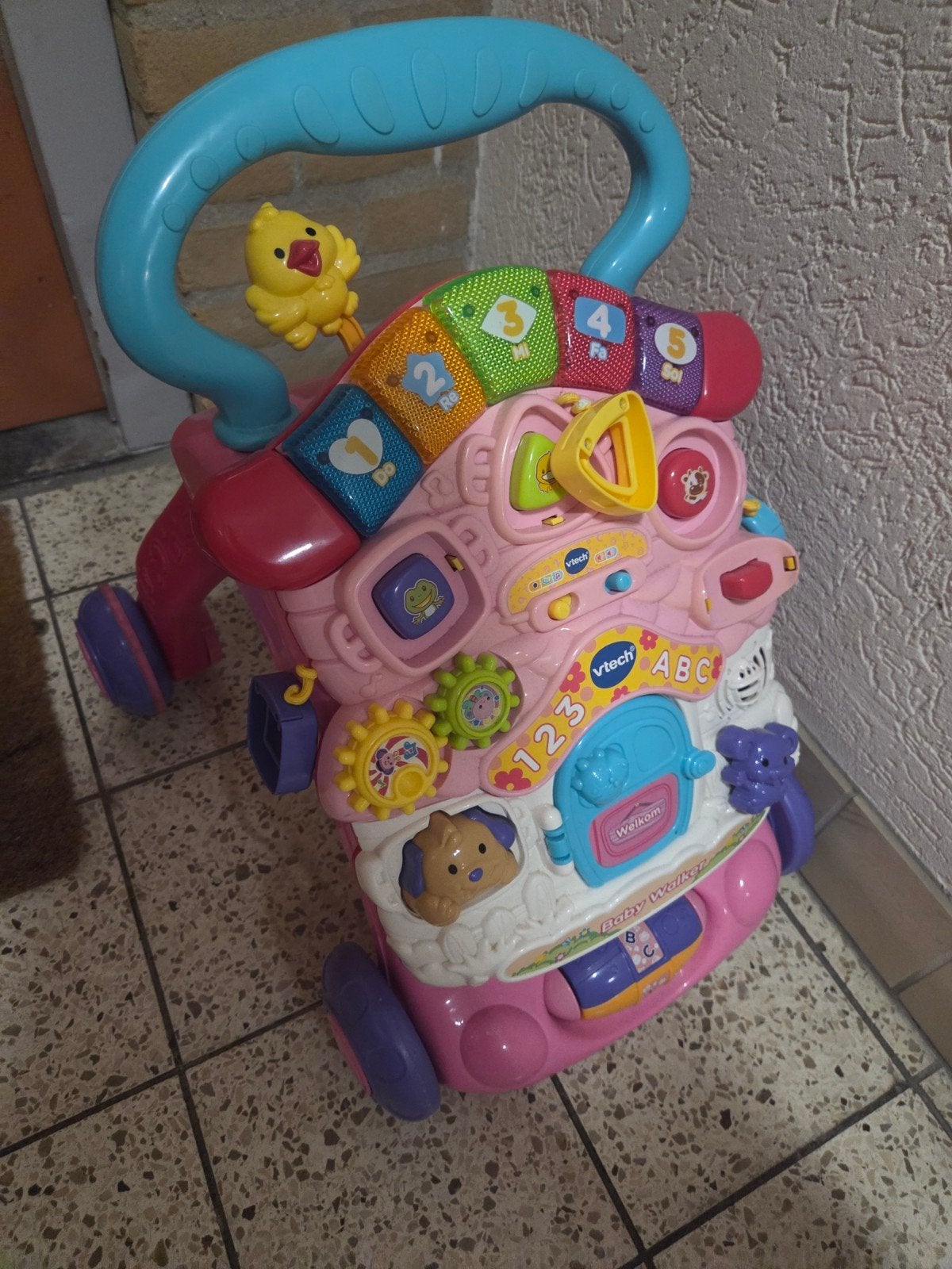 zgan v tech loopwagen, Kinderen en Baby's, Speelgoed | Vtech, Ophalen, Zo goed als nieuw, 6 maanden tot 2 jaar