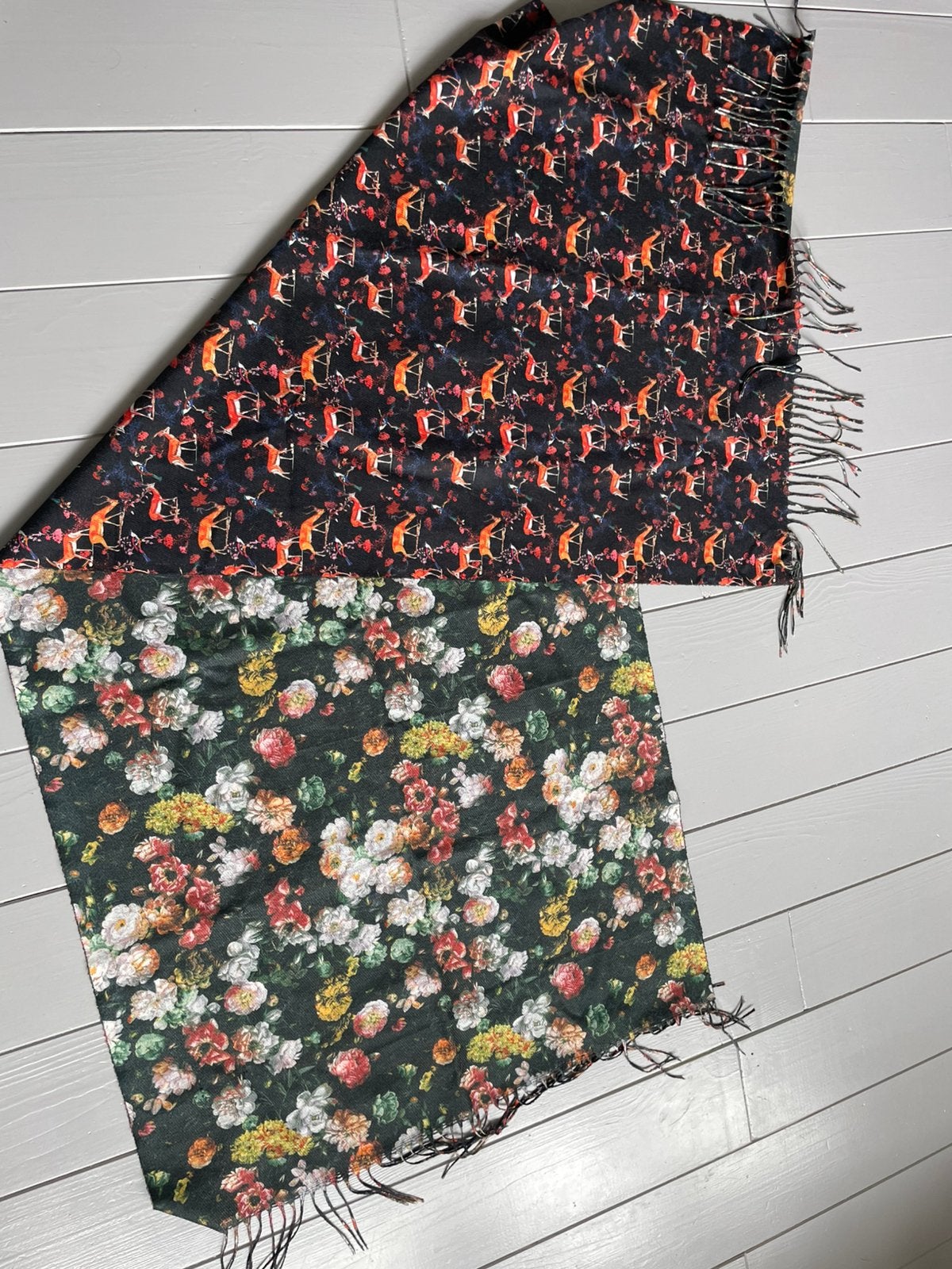 Smashed Lemon sjaal tweezijdige printen, Ophalen of Verzenden, Zo goed als nieuw, Maat 46/48 (XL) of groter, Sjaal