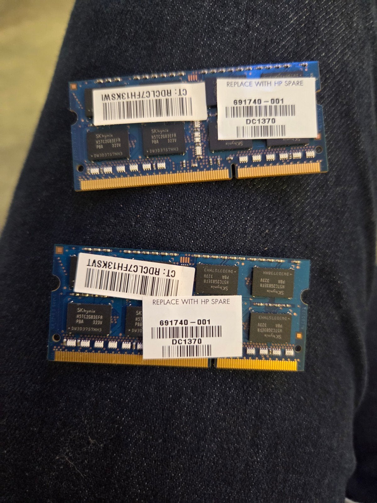 2x 4GB DDR3 SODIMM RAM uit HP Laptop, Computers en Software, RAM geheugen, Ophalen of Verzenden, Zo goed als nieuw, DDR3, Laptop