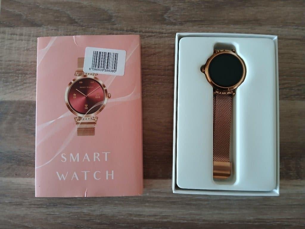 Elegante Dames Smartwatch - Incl. Milanese & Siliconen Band, Sieraden, Tassen en Uiterlijk, Smartwatches, Ophalen, Gebruikt, Onbekend