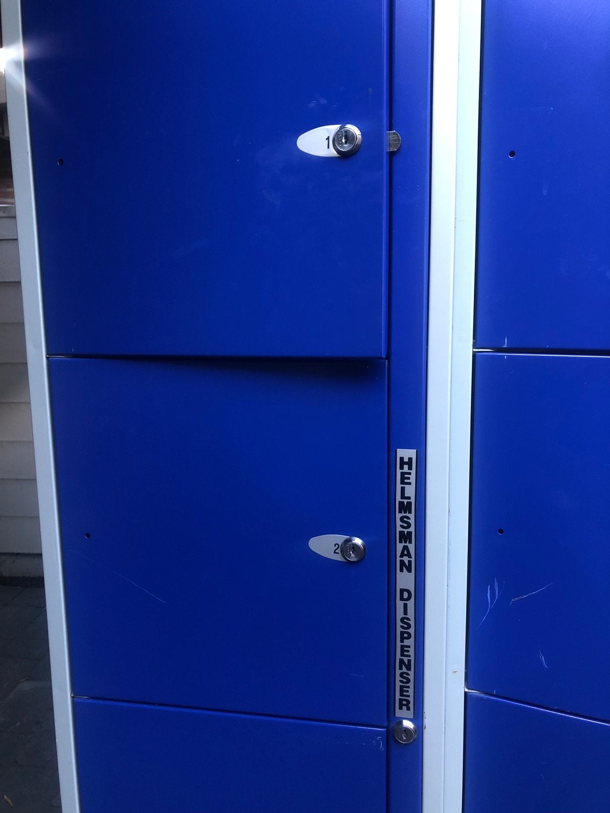 15 Blauwe Locker Kluisjes - Ideaal voor Opslag, Ophalen, Gebruikt