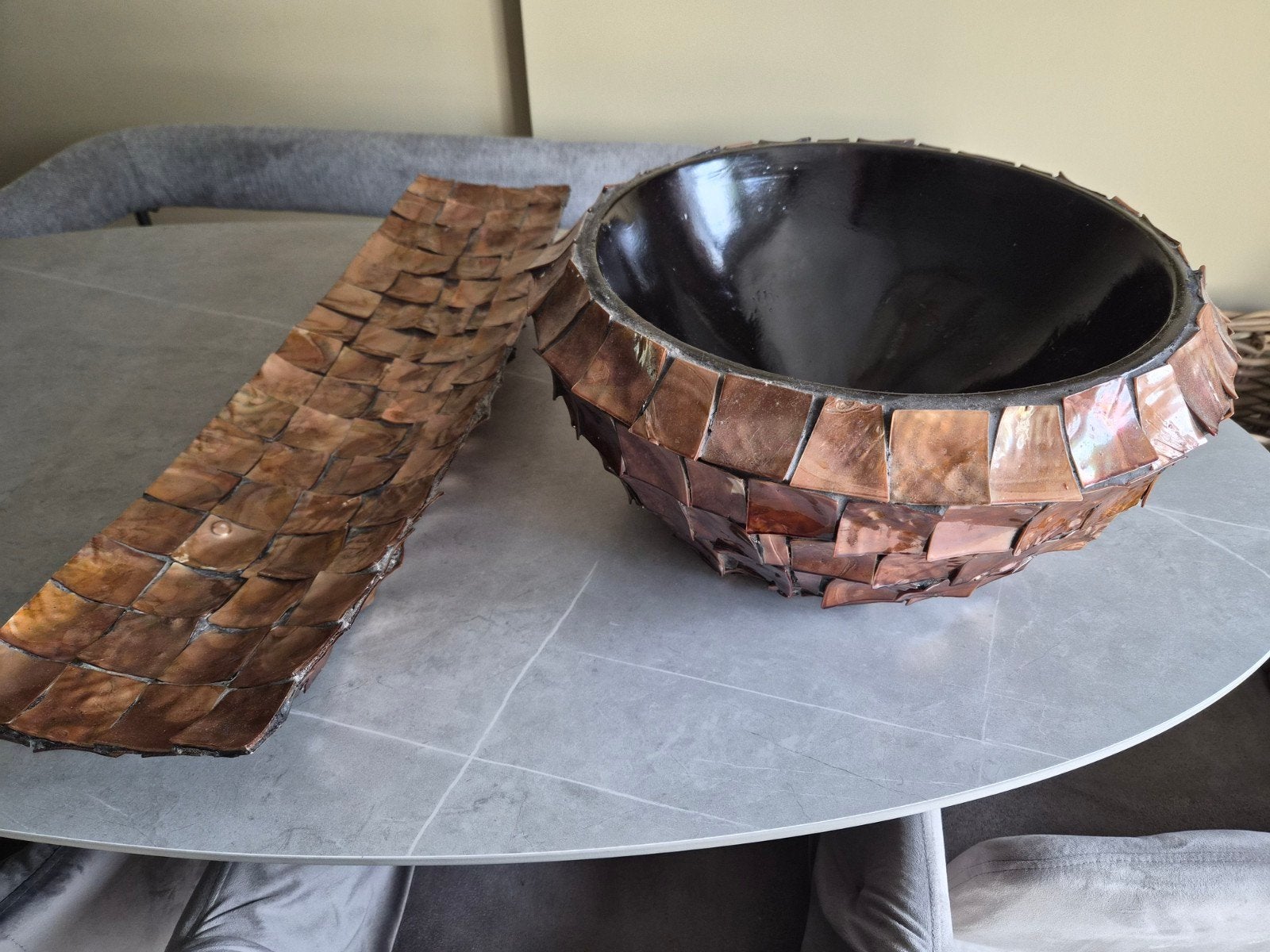 Schelpen vazen, Huis en Inrichting, Woonaccessoires | Vazen, Ophalen