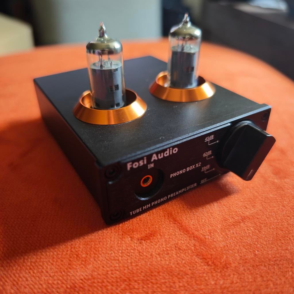 FOSI AUDIO BOX X2 Stereo Phono Voorversterker, Zo goed als nieuw, Ophalen, Overige merken, Minder dan 60 watt