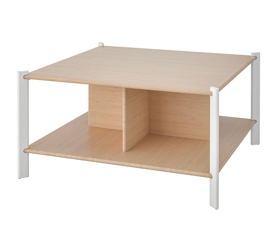 Ikea salontafel jattesta, Huis en Inrichting, Tafels | Salontafels, Ophalen, Zo goed als nieuw, Rond, 50 tot 100 cm