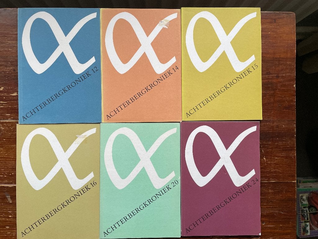 6 exemplaren van Achterbergkroniek 1988-1994, Diverse auteurs, Ophalen of Verzenden, Zo goed als nieuw, Nederland