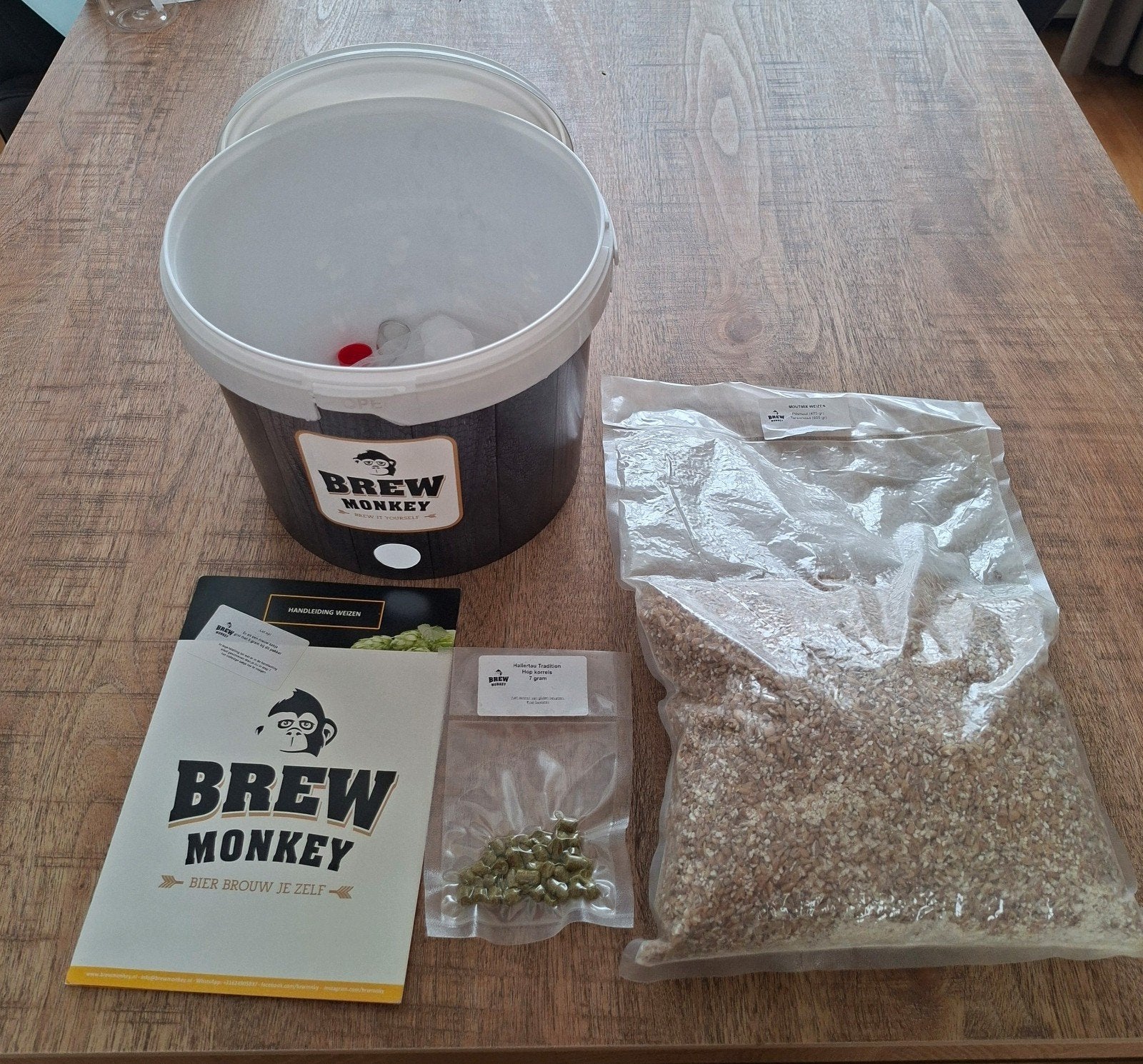 Brew Monkey Bierbrouw Starterspakket Weizen, Ophalen, Overige thema's, Nieuw, Meerkleurig