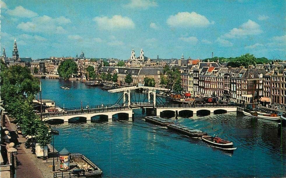304-061-031 Amsterdam Magere Brug over de Amstel, Verzenden, Voor 1920, Noord-Holland