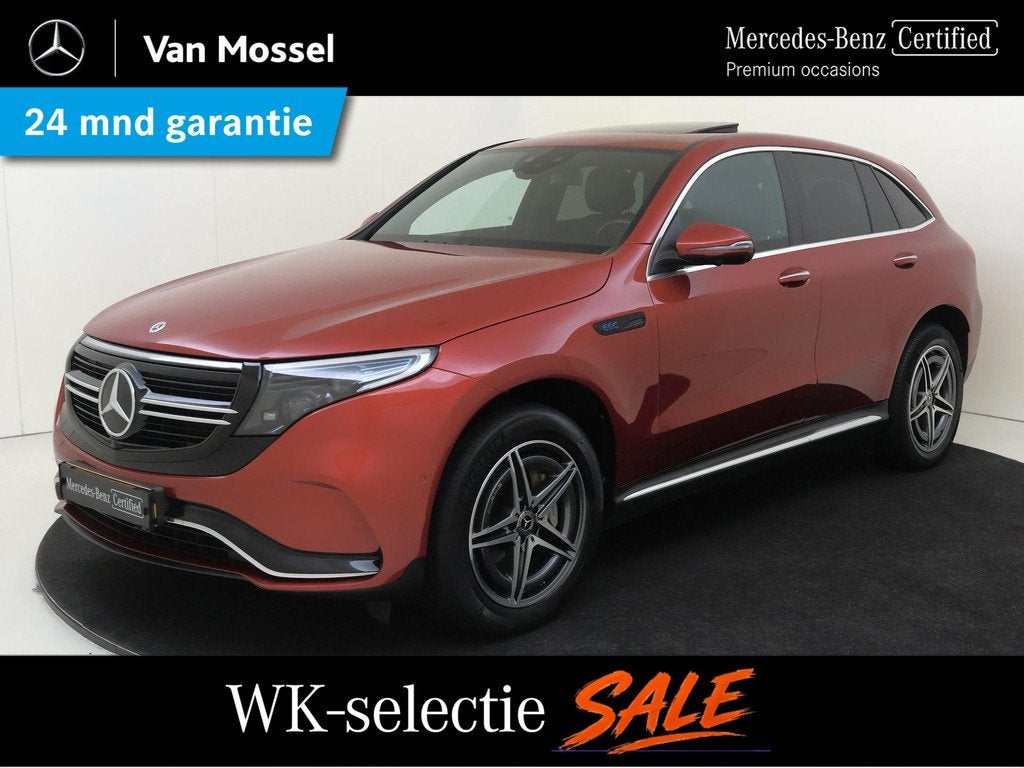 Mercedes-Benz EQC 400 4MATIC Business Solution AMG 80 kWh, Auto's, Mercedes-Benz, Automaat, 660 min, Zwart, 80 kWh