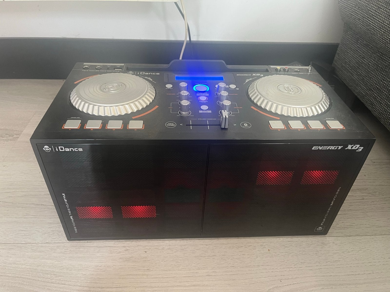 iDance Energy XD3 DJ-set met ingebouwde speakers, Muziek en Instrumenten, Dj-sets en Draaitafels, Ophalen of Verzenden, Gebruikt