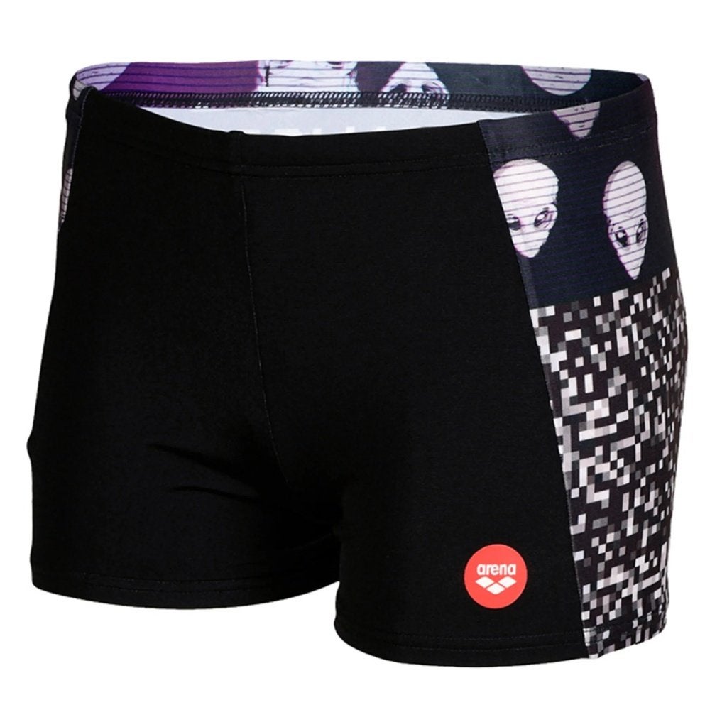 Nieuwe Arena B Crazy Swim Jr Short Placement Black Multi, C.da Cisterna, 84/85 62029 Tolentino (MC) Italië, Arena, UV-zwemkleding