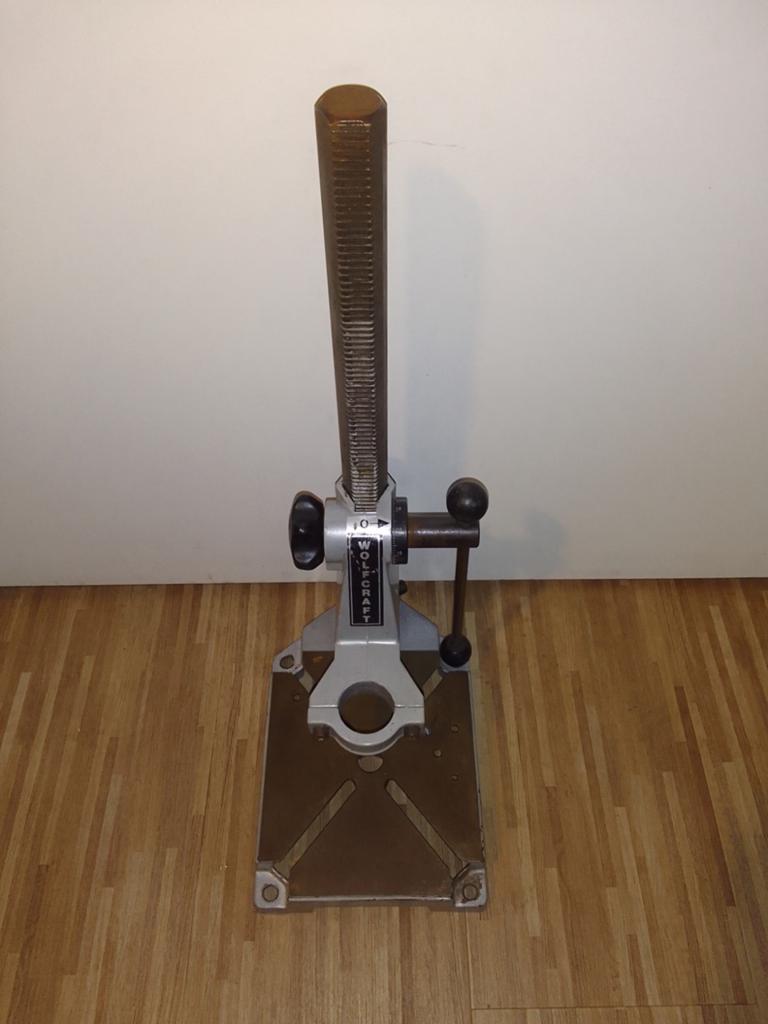 Wolfcraft kolom (boormachine), Doe-het-zelf en Verbouw, Gereedschap | Boormachines, Ophalen, Zo goed als nieuw, Kolomboormachine