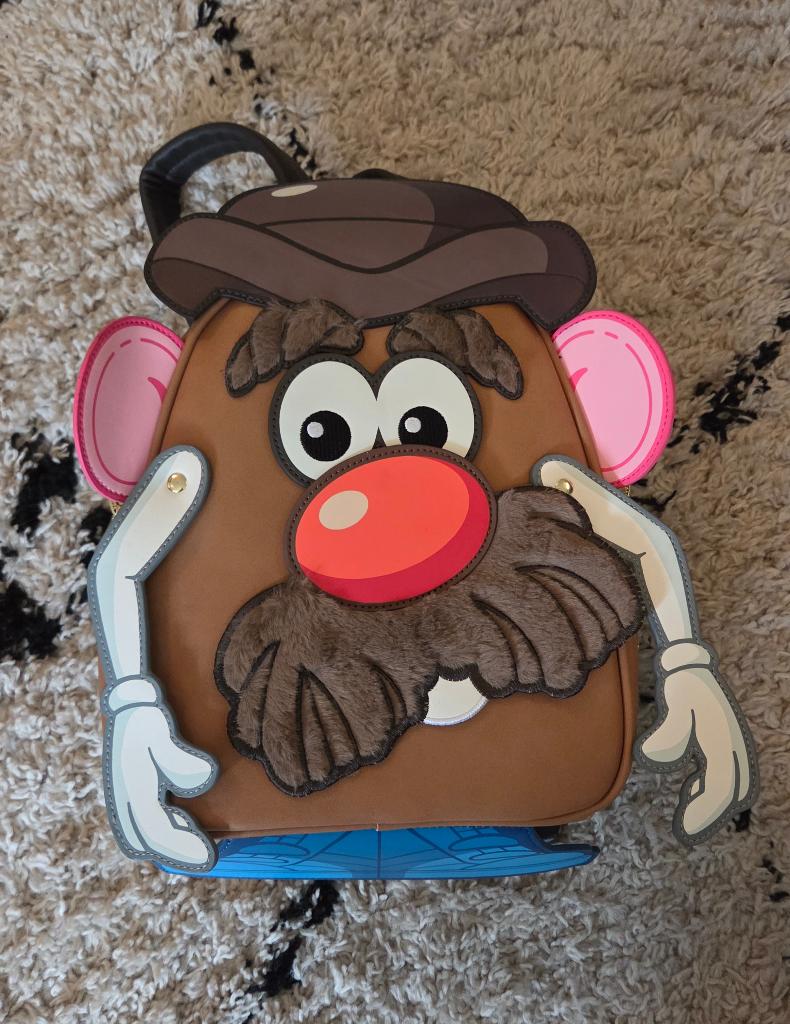 Loungefly Mr Potato head - Meneer Aardappelhoofd mini rugzak, Ophalen of Verzenden, Zo goed als nieuw, Bruin, Overige typen